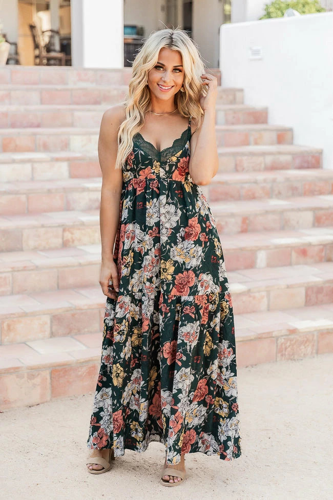 New β Pink Lily Bring Me To Life Green Lace Trim Floral Maxi π Dress FINAL SALE β 12 New β Pink Lily Bring Me To Life Green Lace Trim Floral Maxi π Dress FINAL SALE β - Image 12