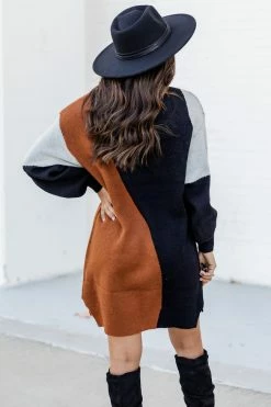 Buy π Pink Lily Come With Me Black Colorblock Turtleneck Sweater π Dress π 17 Buy π Pink Lily Come With Me Black Colorblock Turtleneck Sweater π Dress π -Cheap dresses Store 219A7656 650x