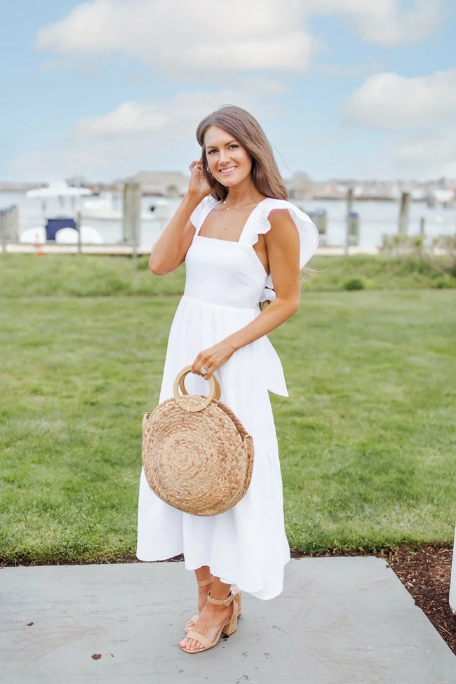New π CAITLIN COVINGTON X PINK LILY Kennedy Ivory Bow Back Midi π Dress FINAL SALE β 5 New π CAITLIN COVINGTON X PINK LILY Kennedy Ivory Bow Back Midi π Dress FINAL SALE β - Image 5