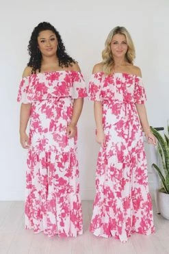 Best Pirce 🎁 Pink Lily Sweet Southern Kiss Ivory/Pink Floral Maxi 👗 Dress FINAL SALE 😉 -Cheap dresses Store 2bc973190ae4445a82fcb600e6a2bc55.thumbnail.0000000 530x530