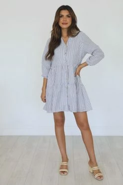 Hot Sale 🎁 Pink Lily From Now On Charcoal Striped Button Front 👗 Dress 💯 -Cheap dresses Store 4eebf7424fac4960839e1e8c7e292d53.thumbnail.0000000 530x530