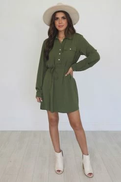 Buy 🎁 Pink Lily Learn To Fly Olive Button Front 👕 Shirt 👗 Dress FINAL SALE 🔥 -Cheap dresses Store 51c9df139334490ca27d3d4411084398.thumbnail.0000000000 530x530