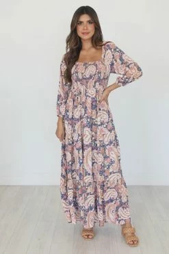 Hot Sale 🎁 Pink Lily Be The One Blue Printed Smocked Bust Maxi 👗 Dress ⭐ -Cheap dresses Store 68783ef487754dd7a9401f7c0351192f.thumbnail.0000000000 530x530