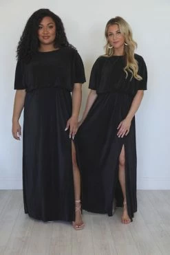 Outlet 👍 Pink Lily I Almost Do Black Plisse Short Sleeve Maxi 👗 Dress ❤️ -Cheap dresses Store 73aa5baf88454dc0a53ca92e2f5acb79.thumbnail.0000000000 530x530