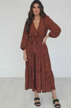 Outlet ⭐ Pink Lily Same Old Song Rust Spotted Tiered Midi 👗 Dress 👏 -Cheap dresses Store 74b9a83c4b33440daec9e2005a10b615.thumbnail.0000000000 530x530