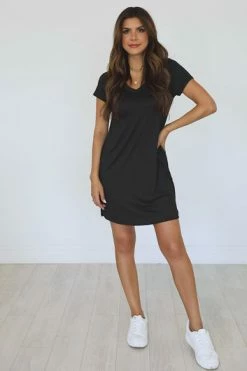 Best Sale 🥰 Pink Lily Enjoy The Days Together Black T-Shirt 👗 Dress FINAL SALE ⭐ -Cheap dresses Store 857265cb0bcb4c6f95d76e354724c402.thumbnail.0000000 530x530