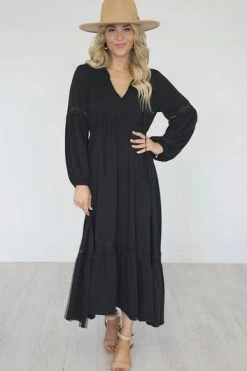 Best Pirce 🔥 Pink Lily Untamed Beauty Black Lace Trim Detail Long Sleeve Midi 👗 Dress ❤️ -Cheap dresses Store 93df5c019b3645d4b6eb1586e8cf8f47.thumbnail.0000000000 530x530