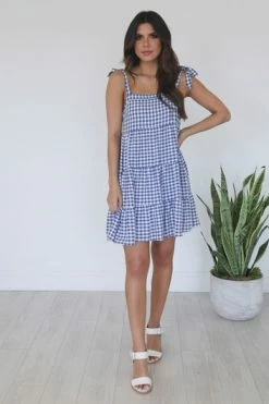 Flash Sale ✔️ Pink Lily Morning Grace Navy Tie Sleeve Gingham Mini 👗 Dress FINAL SALE 🧨 -Cheap dresses Store 97d5e6d8e3724c2ca382be15f86e2f9e.thumbnail.0000000 530x530