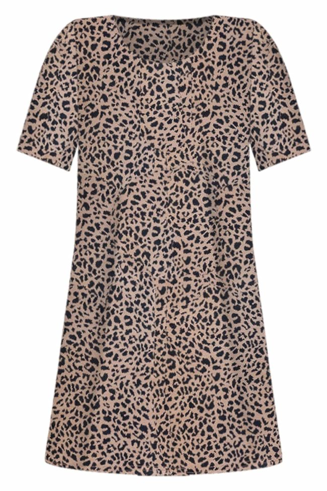 Outlet π― Pink Lily Can't Change My Spots Leopard Print Mini T-Shirt π Dress β 18 Outlet π― Pink Lily Can't Change My Spots Leopard Print Mini T-Shirt π Dress β - Image 18