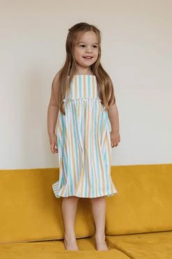Top 10 π Pink Lily Guaranteed Dream π§ Girls Multi Stripe Midi π Dress FINAL SALE π