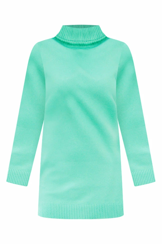 Budget βοΈ Pink Lily Doing What I Can Green Turtleneck Sweater π Dress π 9 Budget βοΈ Pink Lily Doing What I Can Green Turtleneck Sweater π Dress π - Image 9