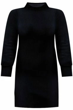 Wholesale 🤩 Pink Lily Excited For This Black Turtleneck Sweater 👗 Dress 😀 -Cheap dresses Store ExcitedForThisBlackTurtleneckSweaterDress 650x