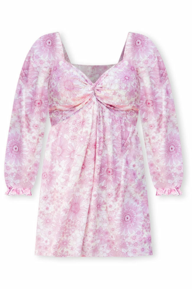 Wholesale β¨ Pink Lily Hard To Find Pink Floral Print Long Sleeve Mini π Dress 𧨠14 Wholesale β¨ Pink Lily Hard To Find Pink Floral Print Long Sleeve Mini π Dress 𧨠- Image 14