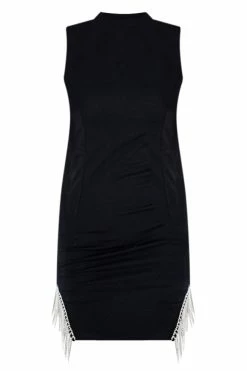 Top 10 ✨ Pink Lily I'm The Problem Black Sequin Side Fringe Mini 👗 Dress 😍 -Cheap dresses Store I mTheProblemBlackSequinSideFringeMiniDress 650x