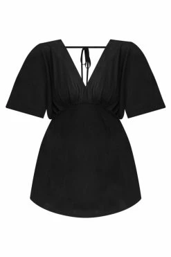 Flash Sale π Pink Lily Midnight Hour Black Drape Front Mini π Dress β¨ 37 Flash Sale π Pink Lily Midnight Hour Black Drape Front Mini π Dress β¨ -Cheap dresses Store MidnightHourBlackDrapeFrontMiniDress 650x