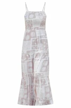 Coupon 😍 Pink Lily Rodeo Rendezvous Beige Patchwork Printed Maxi 👗 Dress ✔️ -Cheap dresses Store RodeoRendezvousBeigePatchworkPrintedMaxiDress 650x