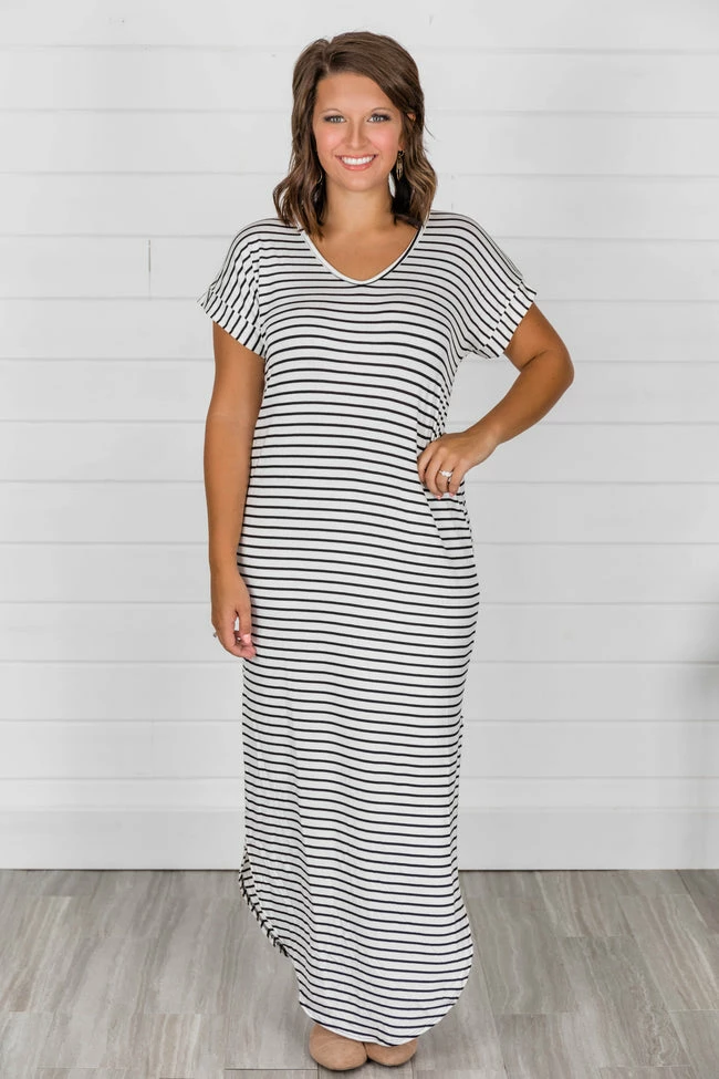 Best reviews of π Pink Lily Set Yourself Free White/Black Striped Maxi T-Shirt π Dress FINAL SALE π₯° 8 Best reviews of π Pink Lily Set Yourself Free White/Black Striped Maxi T-Shirt π Dress FINAL SALE π₯° - Image 8