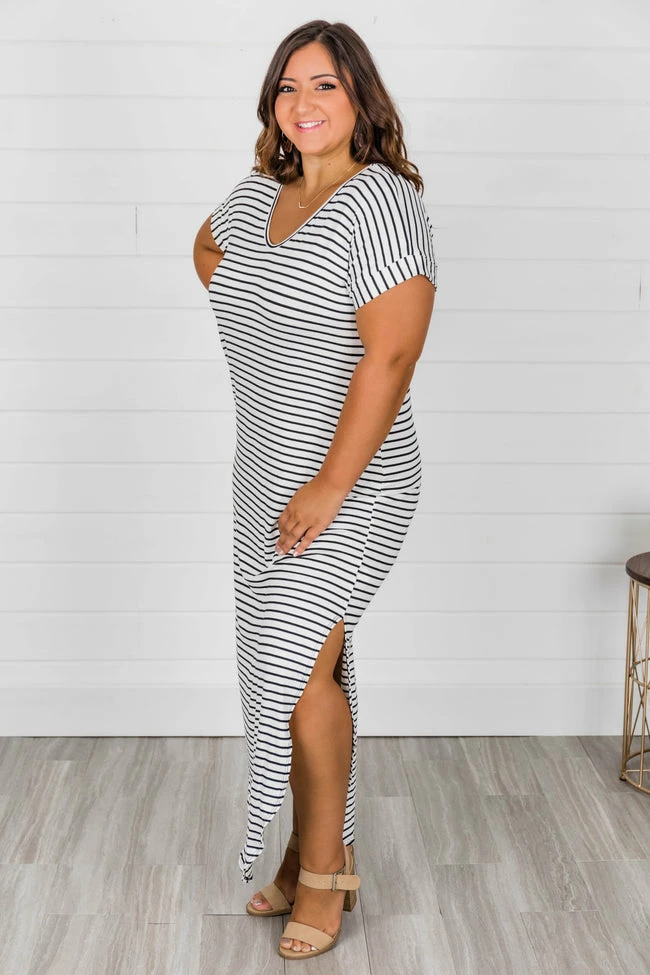 Best reviews of π Pink Lily Set Yourself Free White/Black Striped Maxi T-Shirt π Dress FINAL SALE π₯° 12 Best reviews of π Pink Lily Set Yourself Free White/Black Striped Maxi T-Shirt π Dress FINAL SALE π₯° - Image 12