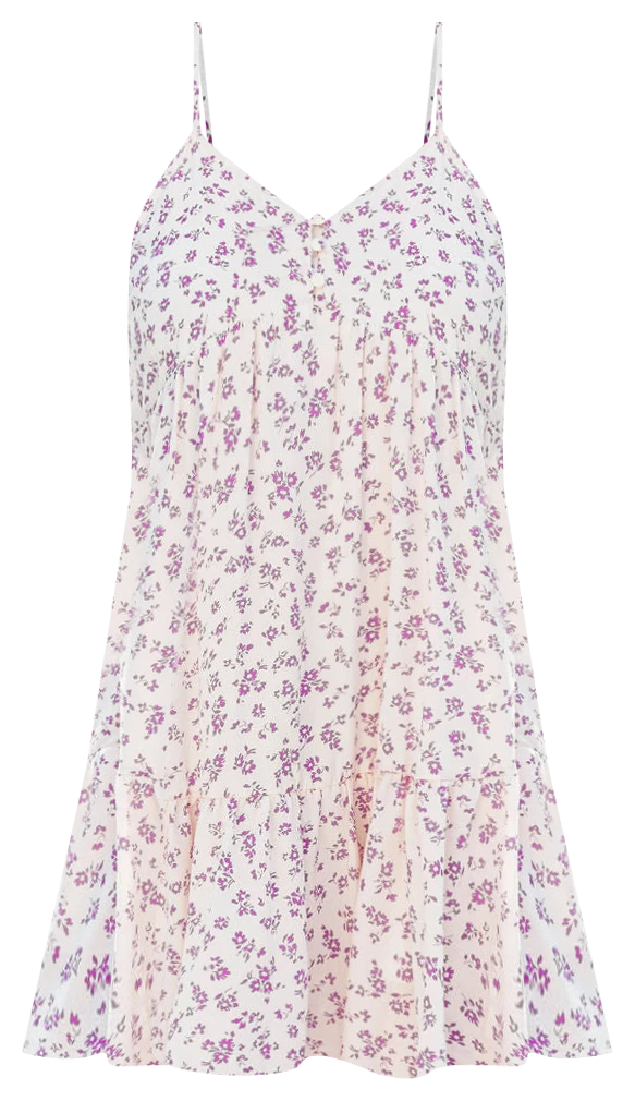 Promo π Pink Lily A π Summer Kiss Ivory/Purple Floral Tiered π Dress FINAL SALE π 17 Promo π Pink Lily A π Summer Kiss Ivory/Purple Floral Tiered π Dress FINAL SALE π - Image 17