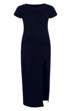 Best reviews of 🔥 Pink Lily All I Want Is The Weekend Brushed Knit Black T-Shirt Midi 👗 Dress FINAL SALE ✨ -Cheap dresses Store all i want is the weekend black midi tshirt dress 650x